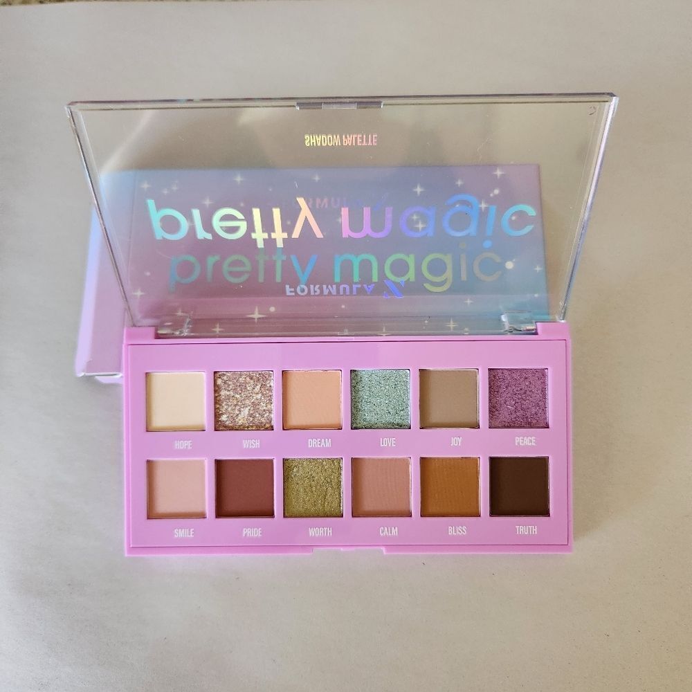 Formula Z Pretty Magic Eyeshadow Palette 12 Shades Mattes To Sparkling Metallics
